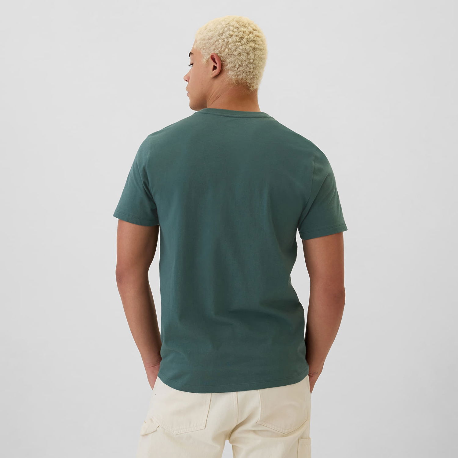 Tričko GAP T-shirt Logo Tee Moores Green S Zelené | 542157-02, 1