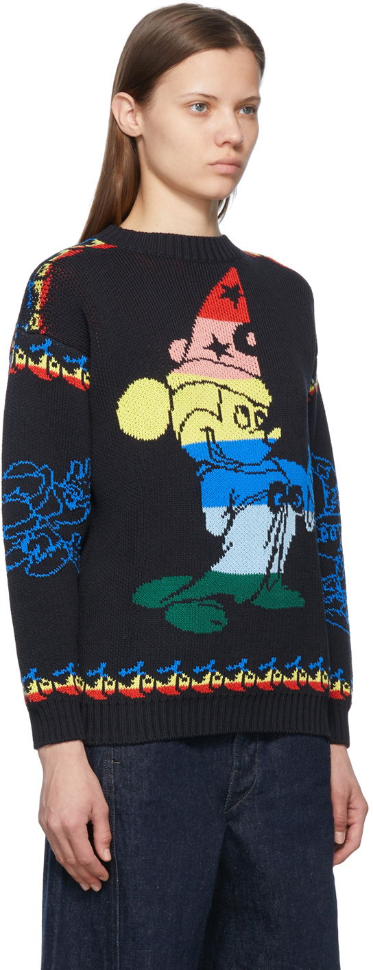 Sveter Stella McCartney Stella McCartney Fantasia Rainbow Mickey Graphic Sweater Čierna | 6K00793S7253, 1