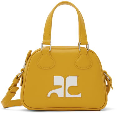 Kabelka Courrèges Mini Leather Bowling Bag Žltá | 124GSA083CR0027, 0
