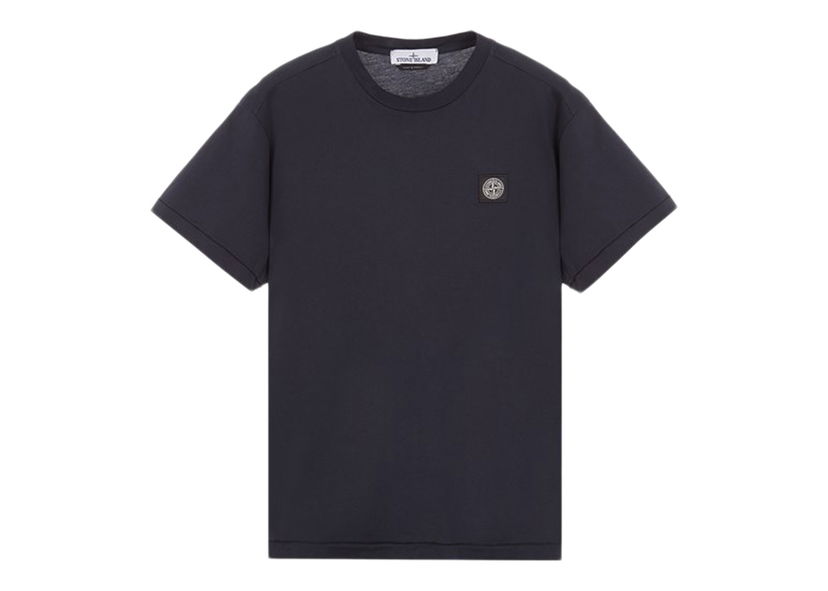 Tričko Stone Island Short Sleeve T-Shirt Dark Blue Čierna | 801522379 - V0024