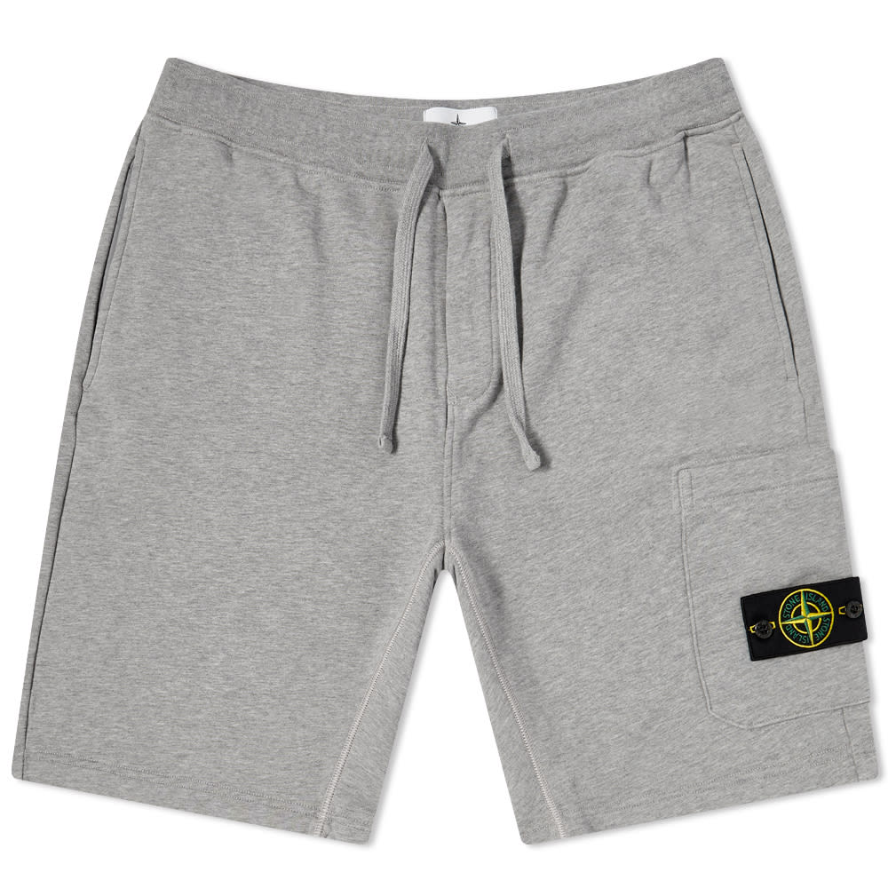 Šortky Stone Island Garment Dyed Sweat Short Šedá | 761564651-V0M64, 0