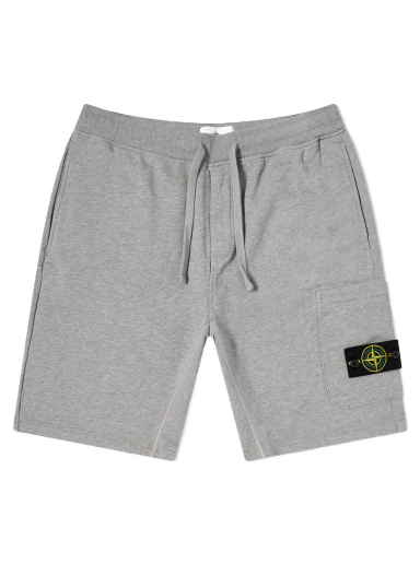 Šortky Stone Island Garment Dyed Sweat Short Šedá | 761564651-V0M64