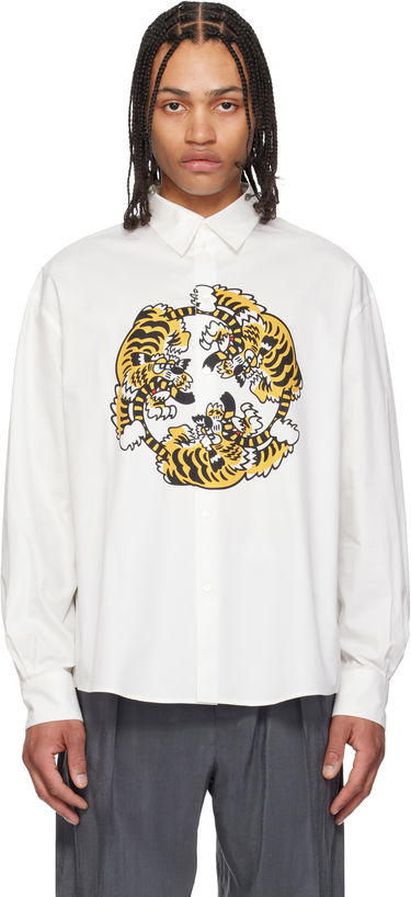 Košeľa KENZO Kenzo Paris VERDY Edition Casual Poplin Shirt Biela | FF55CH4309P2, 0