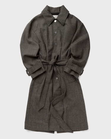 Trenčkot AMI Belted Coat Šedá | HCO414.WV0056-2004, 3