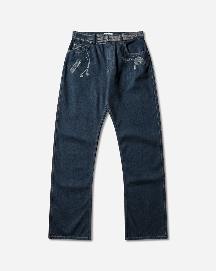 Džínsy Jean Paul Gaultier Trompe L'oeil Jeans Modrá | 26-01-W-TR060-D027 57