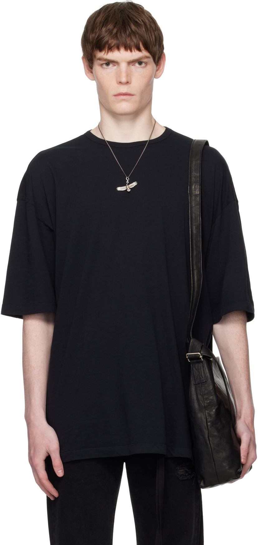 Tričko Ann Demeulemeester Ann Demeulemeester Dieter 'The Dialogue of Another Day' T-Shirt Čierna | B0012880-FA206-099