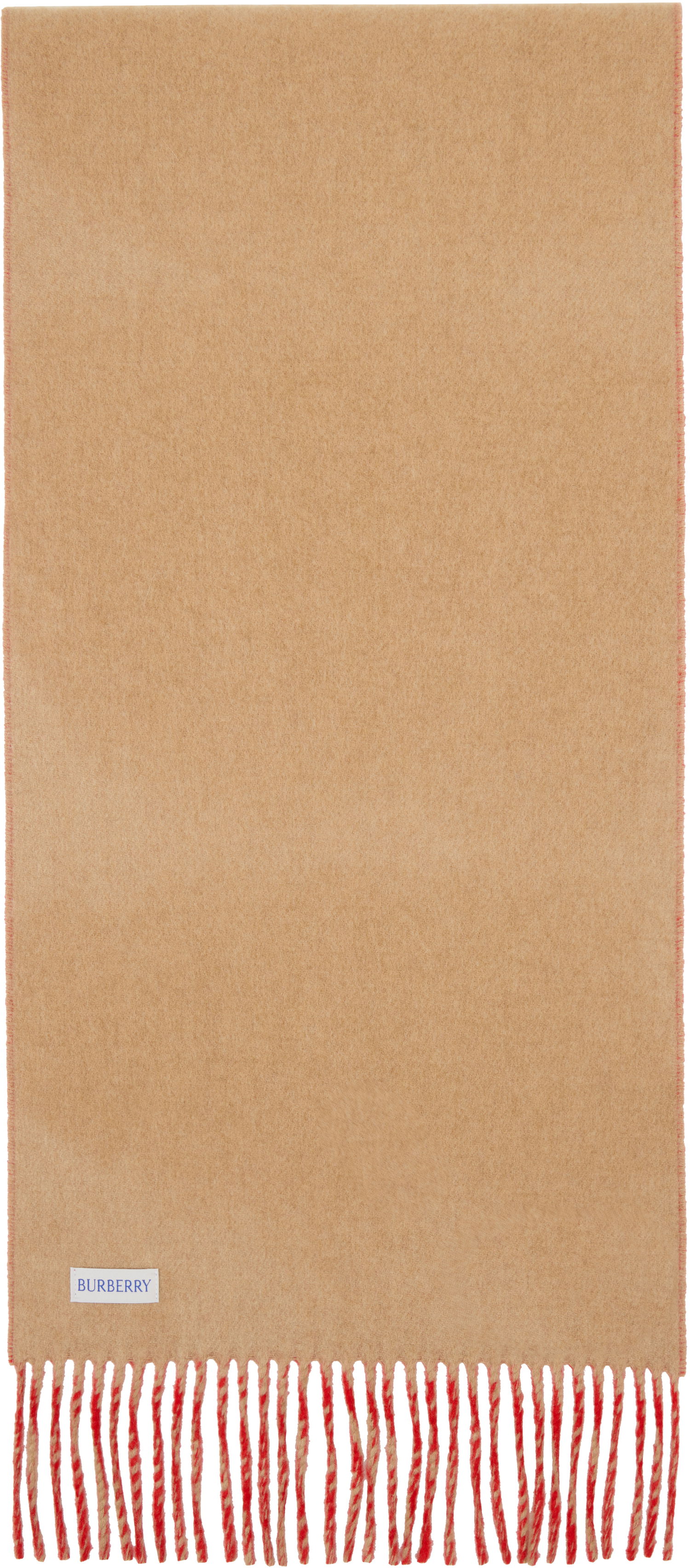 Šál Burberry Reversible Cashmere Scarf by Burberry Červená | 8077823, 1
