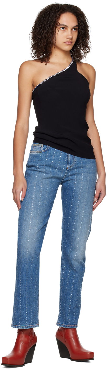 Stella McCartney Embellished Straight-Leg Jeans