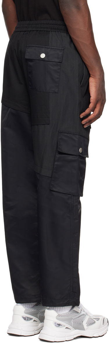 Cargo nohavice Feng Chen Wang Feng Chen Wang Paneled Cargo Pants Čierna | FMS15TR27B, 2