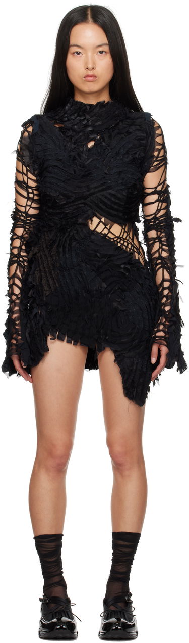 Šaty Collina Strada Collina Strada Chirp Mini Dress Čierna | XX4441, 0