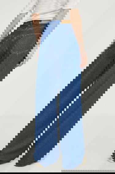 Džínsy Samsoe Samsoe REBECCA Wide Leg Jeans Modrá | F22200166, 2