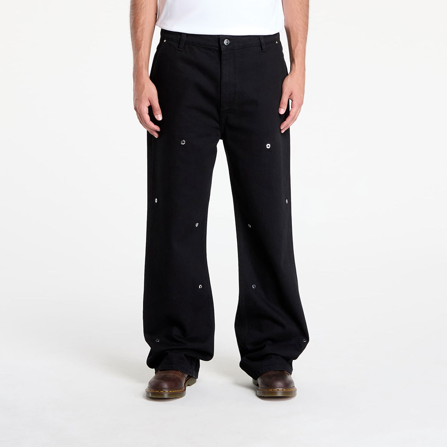 Džínsy HELIOT EMIL HELIOT EMIL Lux Denim Trousers Čierna | PREAW25_M_10_202_BLK01, 0