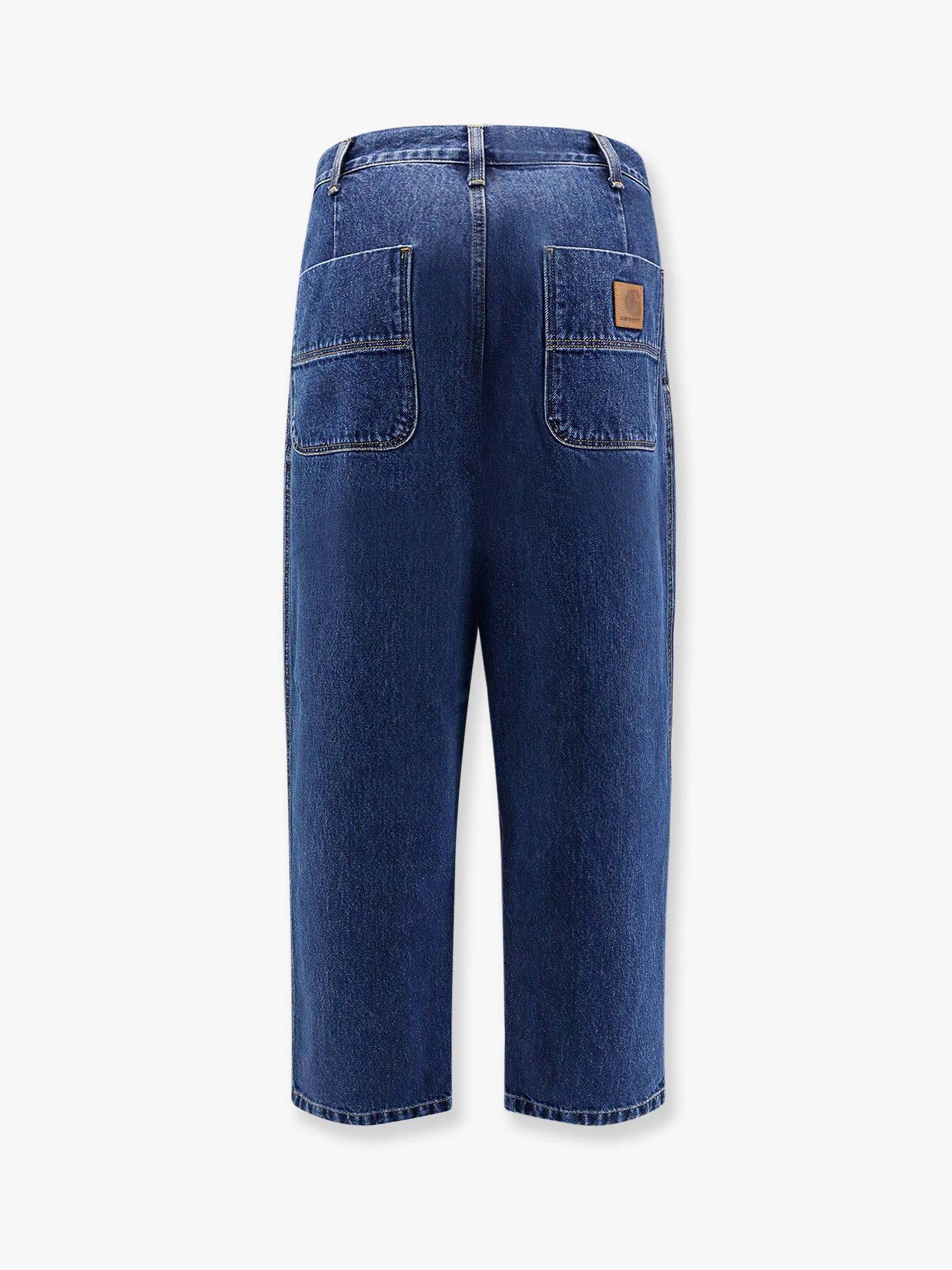 Džínsy Carhartt WIP Straight Fit Pleated Jeans Modrá | I0347320106, 1