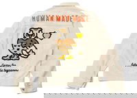 Work Jacket With Owl Print