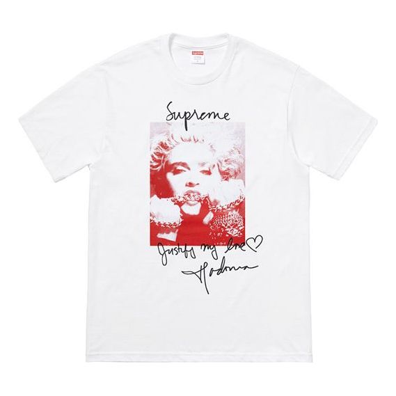 Tričko Supreme Madonna Printed T-Shirt Biela | SUP-FW18-001