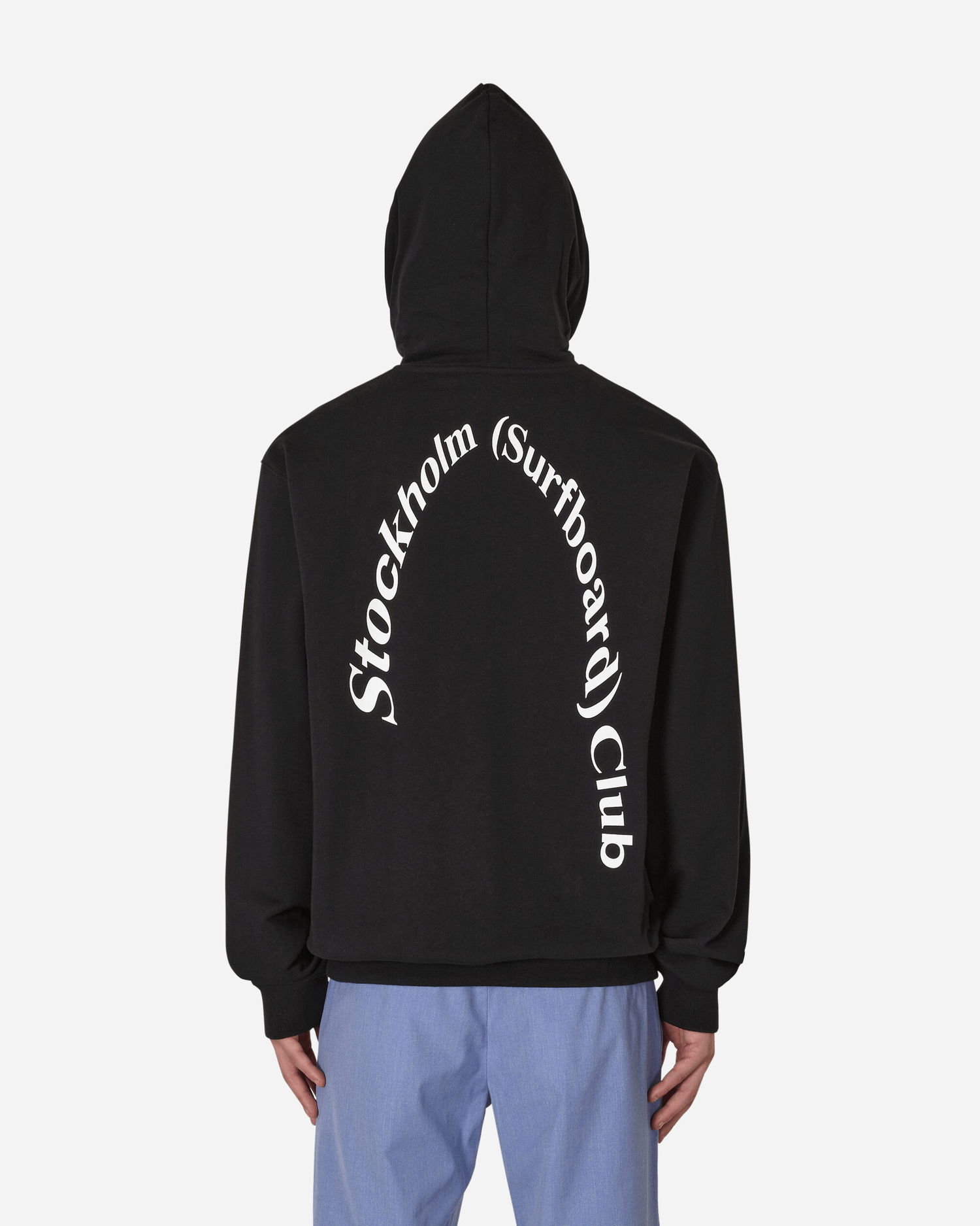 Mikina Stockholm (Surfboard) Club Logo Hooded Sweatshirt Čierna | BU1B90 1, 1