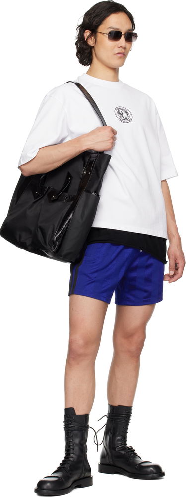 Tričko Han Kjøbenhavn Han Kjobenhavn 'Officer' Print Oversized T-Shirt Biela | M-134365, 3