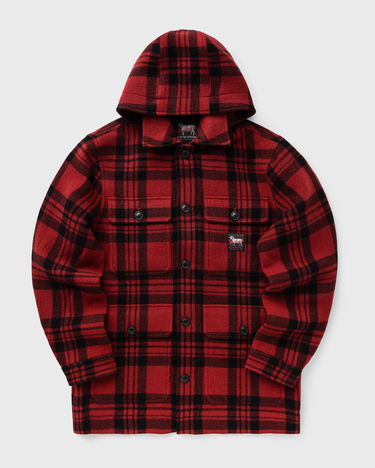 Košeľa WOOLRICH Plaid Cruiser Hooded Jacket Vínová | CMWOOUT555MRTD0063, 0
