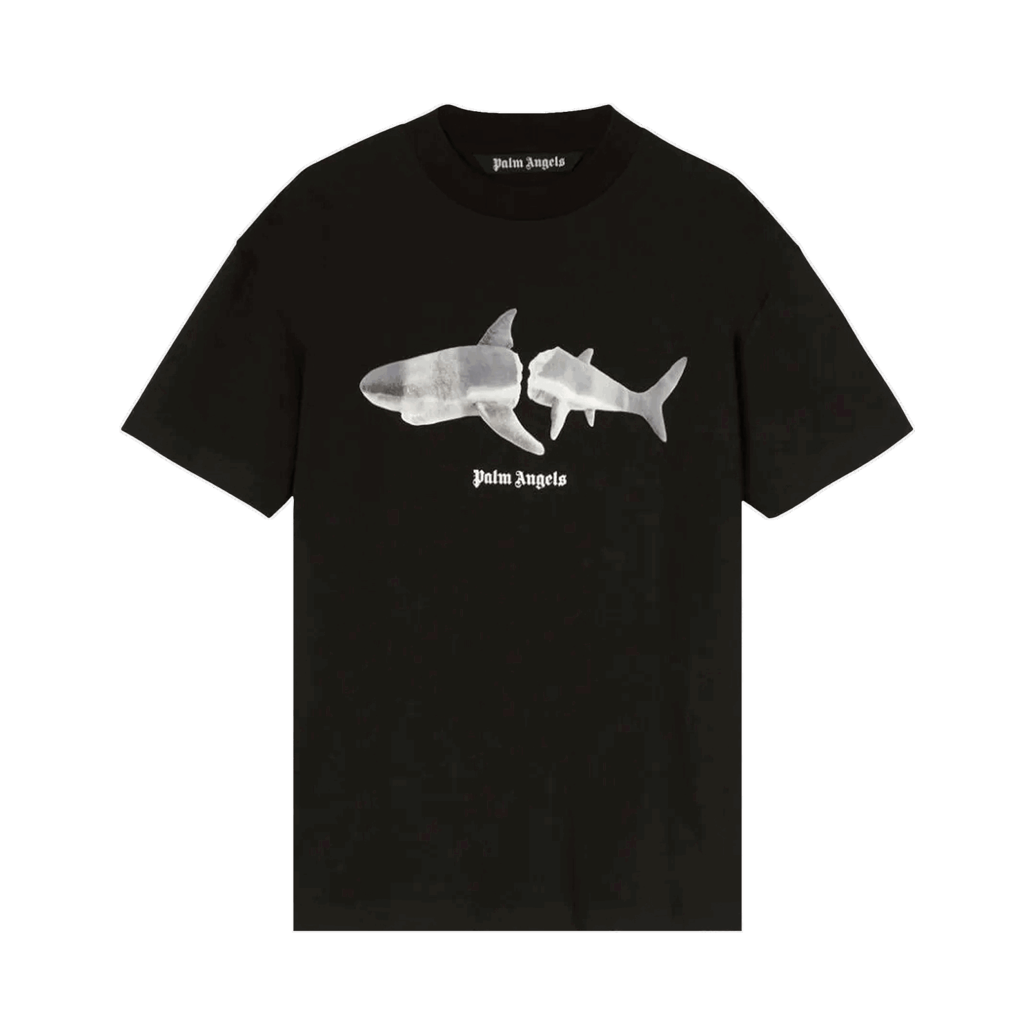 Tričko Palm Angels Shark Classic Tee Čierna | PMAA001S22JER0111001, 0