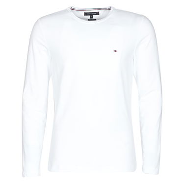 Tričko Tommy Hilfiger STRETCH SLIM FIT TEE Biela | MW0MW10804-YBR, 0