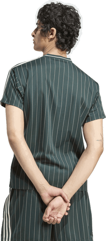 Dres adidas Originals Juventus Icon Striped T-Shirt Zelené | JM9451, 2