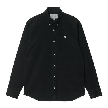 Košeľa Carhartt WIP L/S Madison Fine Cord Shirt Čierna | I030580_0D2_XX, 5