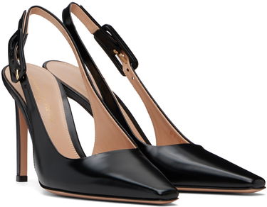 Tenisky a topánky Gianvito Rossi Tokio Leather Slingback Heels Čierna | G95441-95RIC-TOK, 3