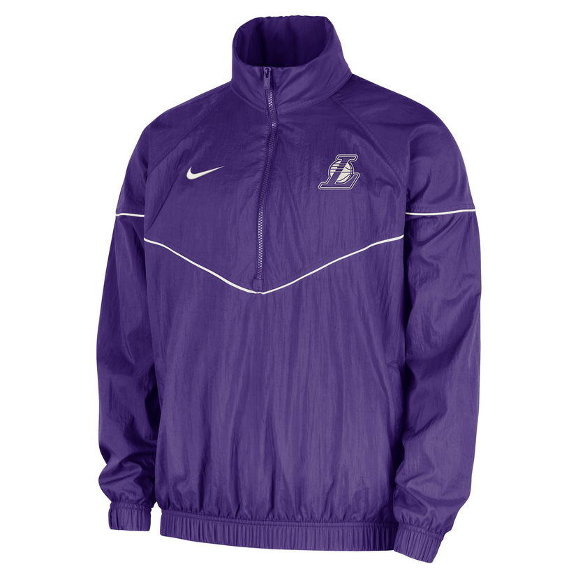 Vetrovka Nike NBA Los Angeles Lakers Courtside Windrunner Anorak Jacket Fialová | HM8527-504