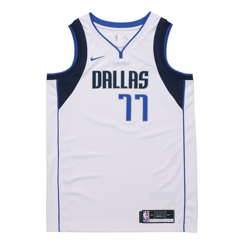 Dres Nike Lukas Doncic Mavericks Jersey Biela | CW3588-109