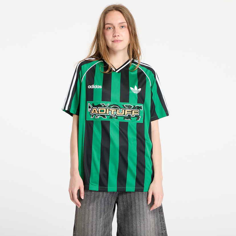 ★Adidas★ Originals leopard print Satin Jersey KA2671 CLOTHING - adidas Originals Satin Jersey - Multicolour