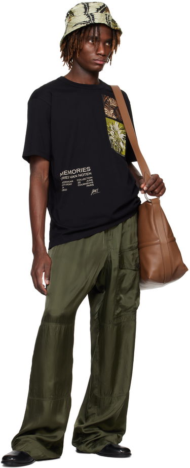 Tričko Dries Van Noten Dries Van Noten Show Graphic Print T-Shirt Čierna | 251-021109-1600, 3