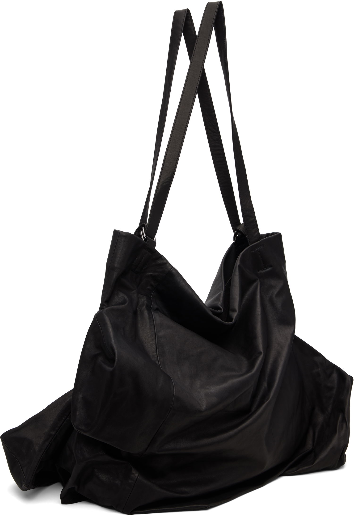 Tote bag Yohji Yamamoto Unevenness Leather Tote Bag Čierna | DA-I72-798, 1