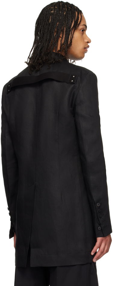 Bunda Rick Owens Rick Owens Hollywood Lido Blazer Čierna | RU01E5753 TWL, 2