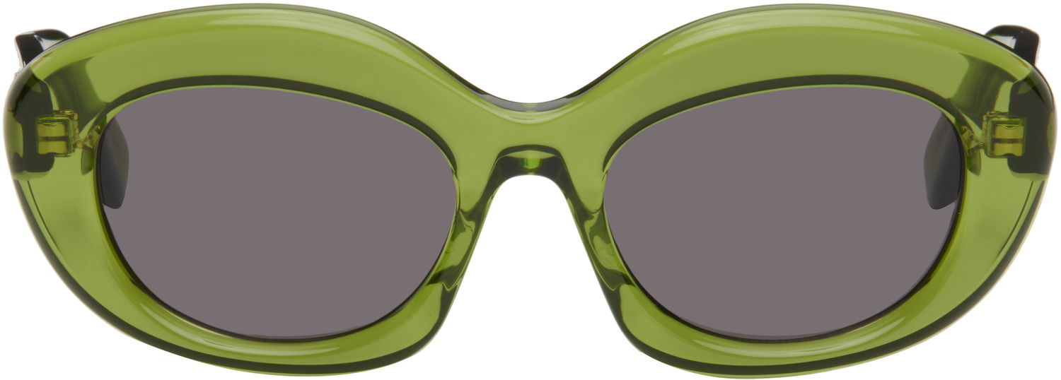 Slnečné okuliare Loewe Loewe Dawn Sunglasses Zelené | LW40153I@5196A 192337199639, 0