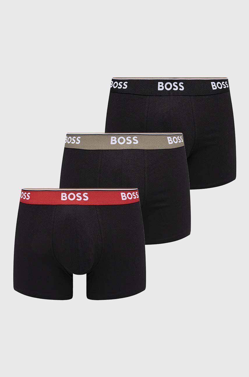 Boxerky BOSS Boxers 3-pack Čierna | 50495425, 0