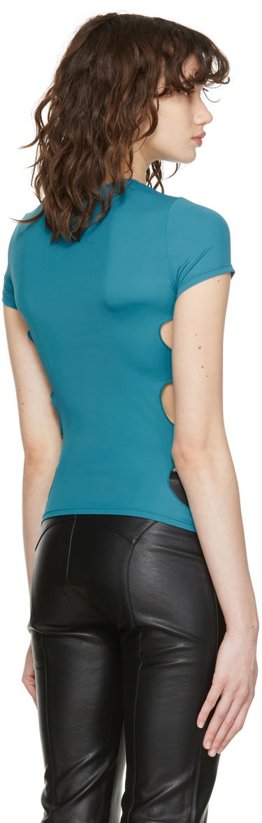 Tričko Miaou Miaou Zephyr Cutout T-Shirt Tyrkysová | 7041-CL, 2