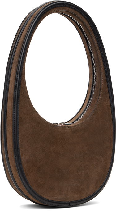 Kabelka Coperni Swipe Suede Shoulder Bag Hnedá | COPBA01F6020, 2