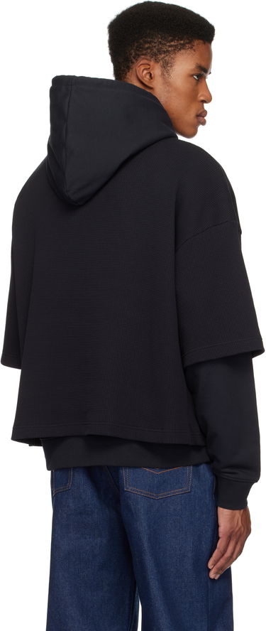 Mikina Jean Paul Gaultier Jean Paul Gaultier Oversized JPG Hoodie Čierna | 25/33-F-SW050E-J076-00, 2