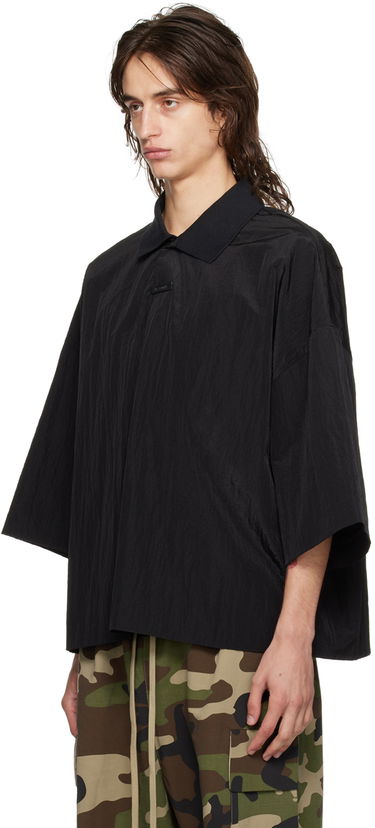 Polo tričko Fear of God ESSENTIALS Logo Patch Polo Čierna | 186BT244120F, 3