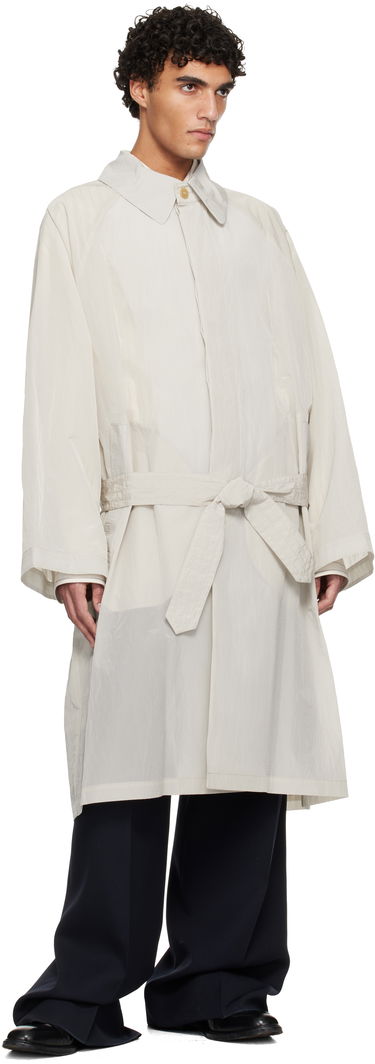 Trenčkot HED MAYNER Hed Mayner Crinkled Trench Coat Béžová | HMMC10054AHC156, 3