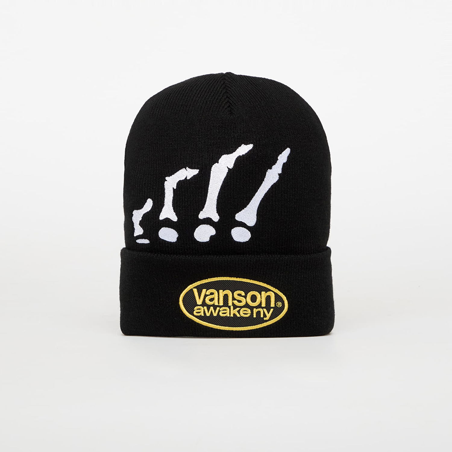 Kulicha Awake NY Awake NY Vanson Bones Beanie Čierna | AWK-FW25-HT008-BLK, 0