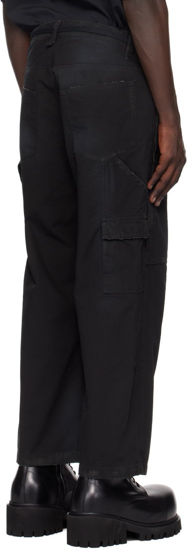 Cargo nohavice Balenciaga Balenciaga Cropped Skater Cargo Pants Čierna | 746491TKP271000, 2