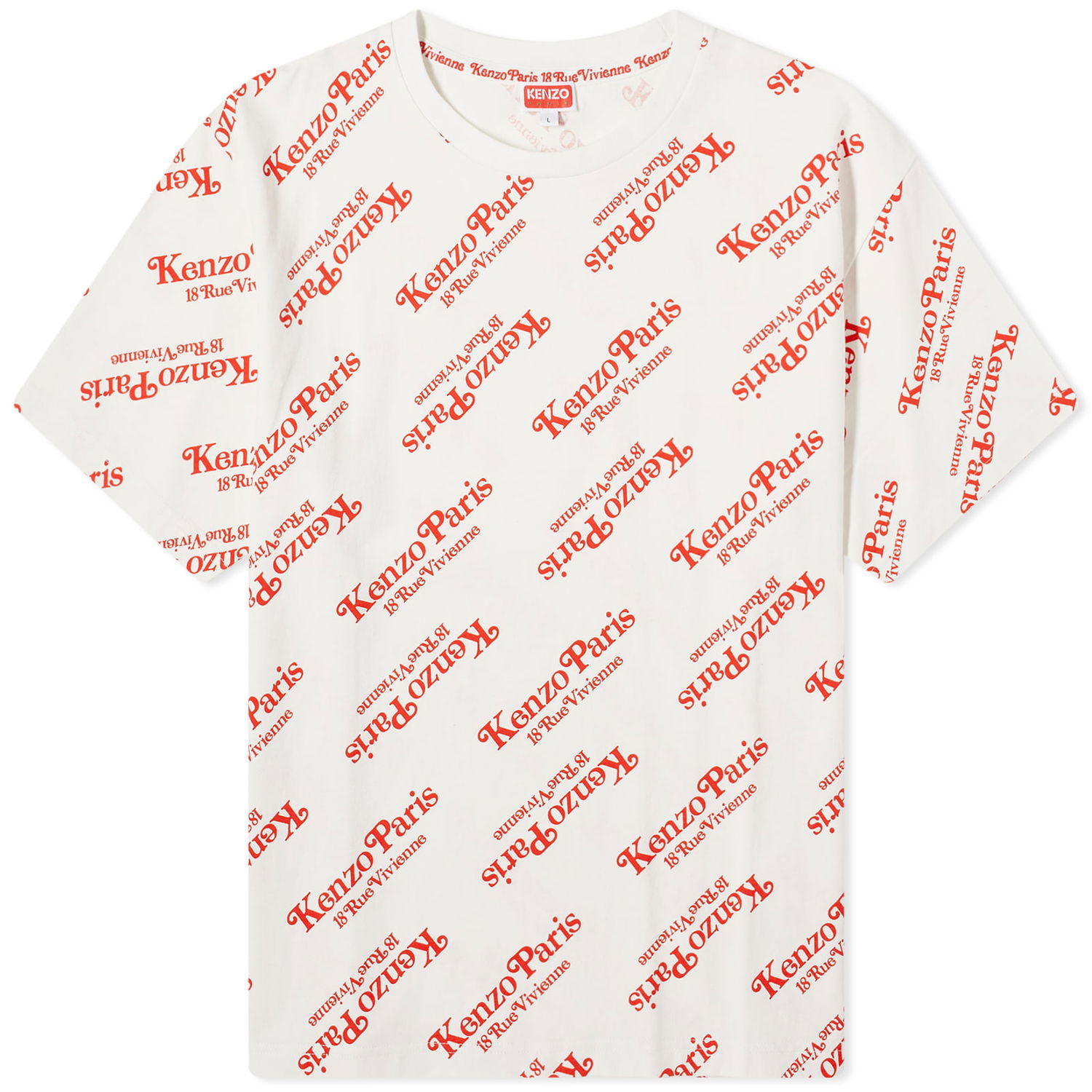 Tričko KENZO Verdy x Oversize Tee Biela | FE58TS0044SY-02, 0