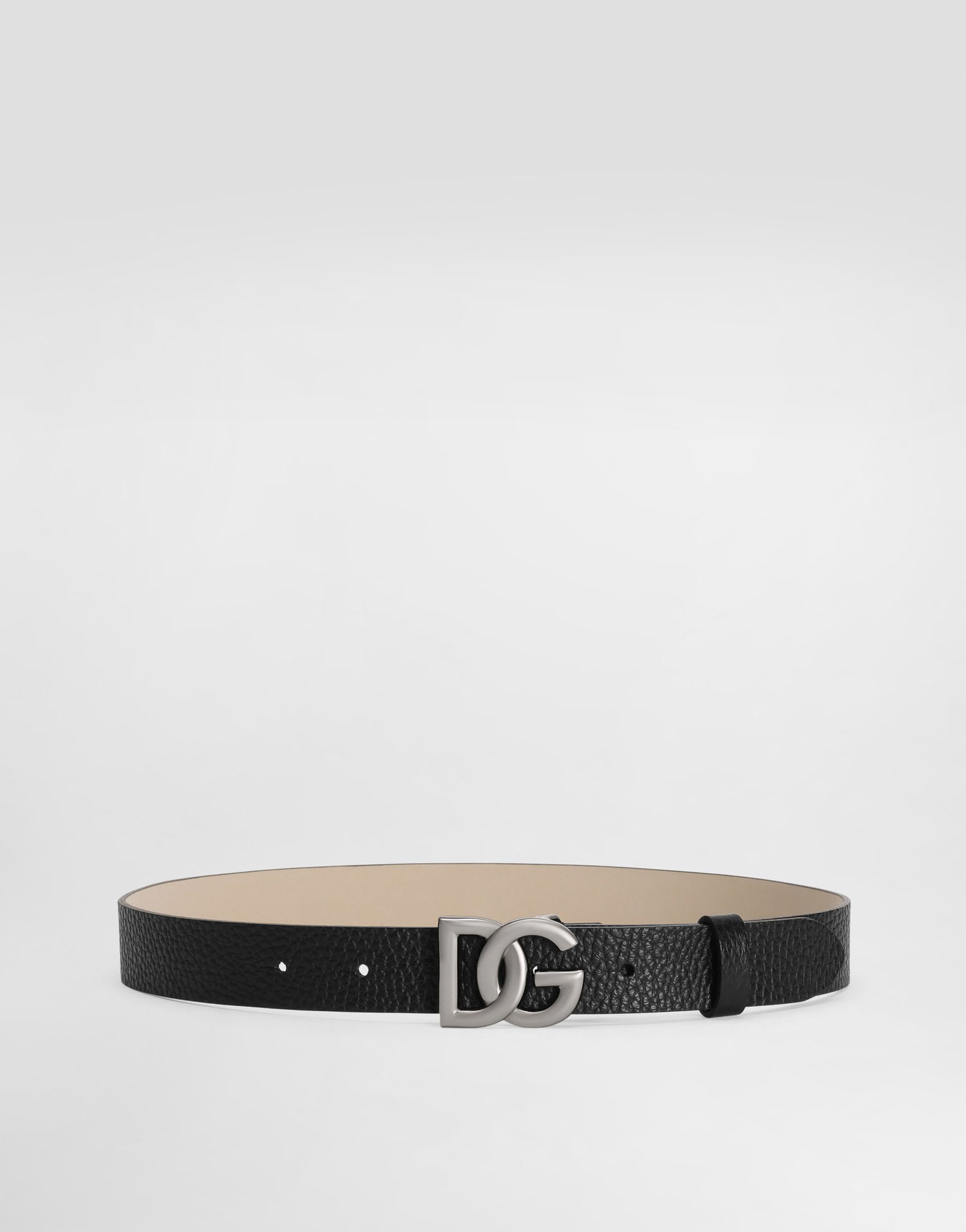 Opasok Dolce & Gabbana Calfskin Logo Belt Čierna | EC0083AI21880999, 0