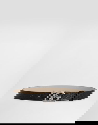 Opasok Dolce & Gabbana Calfskin Logo Belt Čierna | EC0083AI21880999, 0