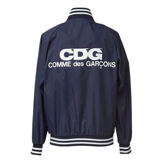 Bomber bunda Comme des Garçons CDG Varsity Alphabet Jacket Navy | SZ-J006-051-2, 0