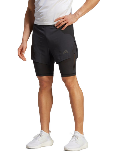 Šortky adidas Performance HEAT.RDY HIIT Elevated Training 2-in-1 Shorts Čierna | IB3466