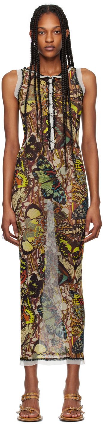 Šaty Jean Paul Gaultier 'The Butterfly' Maxi Dress Rôznofarebný | 24/25-F-RO092-T545-1090, 0