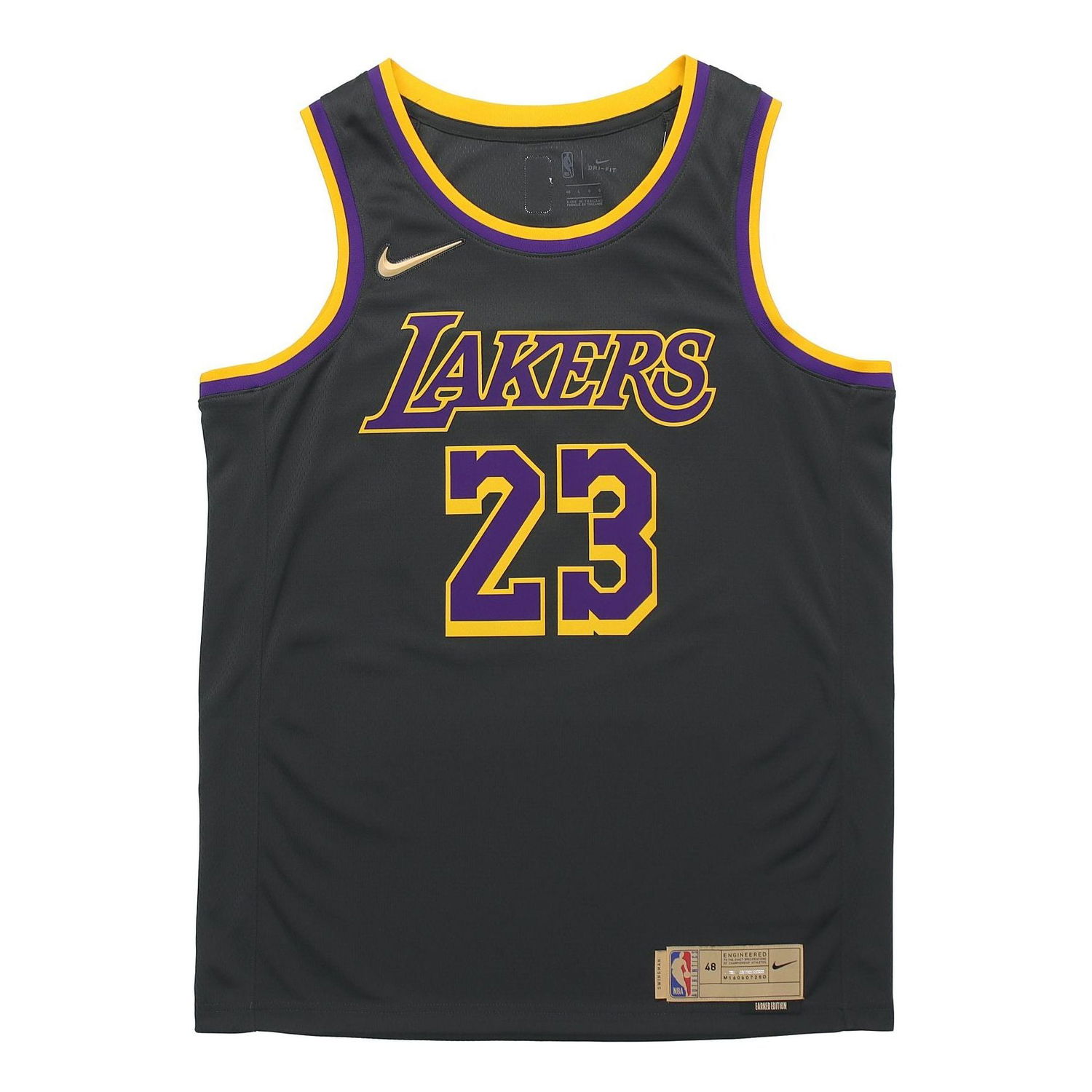 Dres Nike Los Angeles Lakers LeBron James No. 23 Basketball Jersey Čierna | CN9929-013, 0