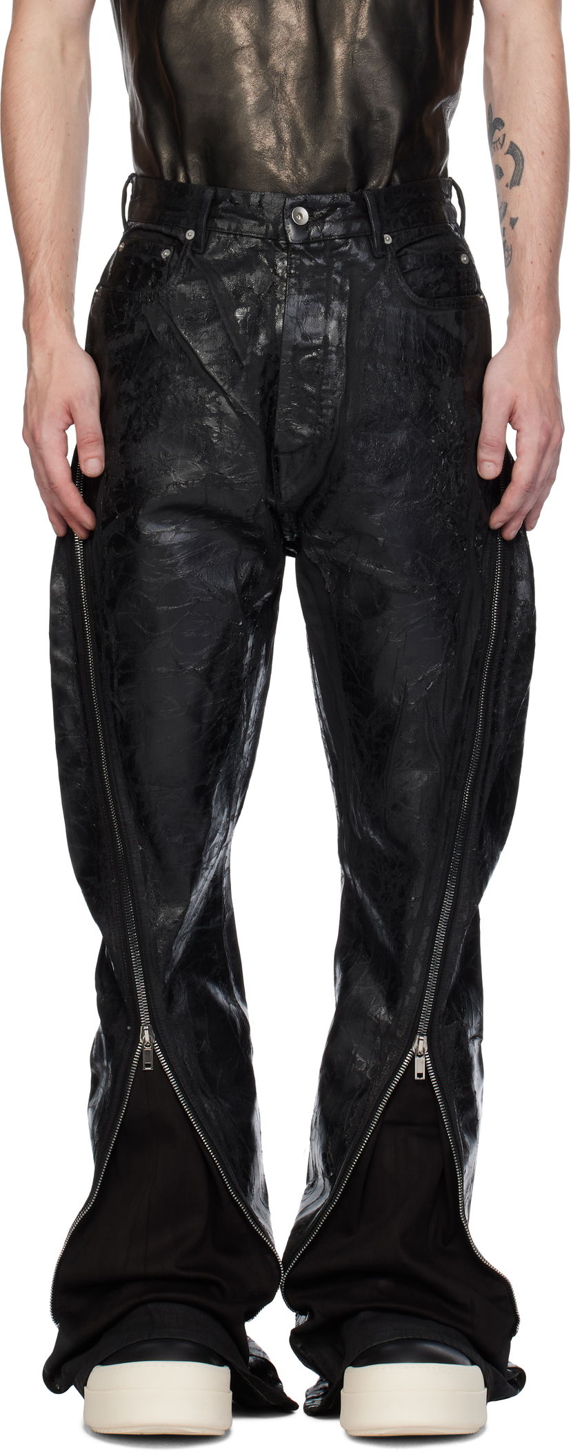 Džínsy Rick Owens Porterville Bolan Banana Jeans Čierna | DU02D2363 BMC